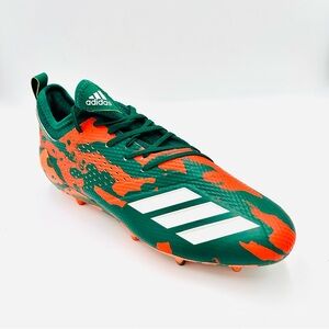 Adidas Adizero 5 Star 7.0 Football Cleats Green Orange Speed New men size 11.5